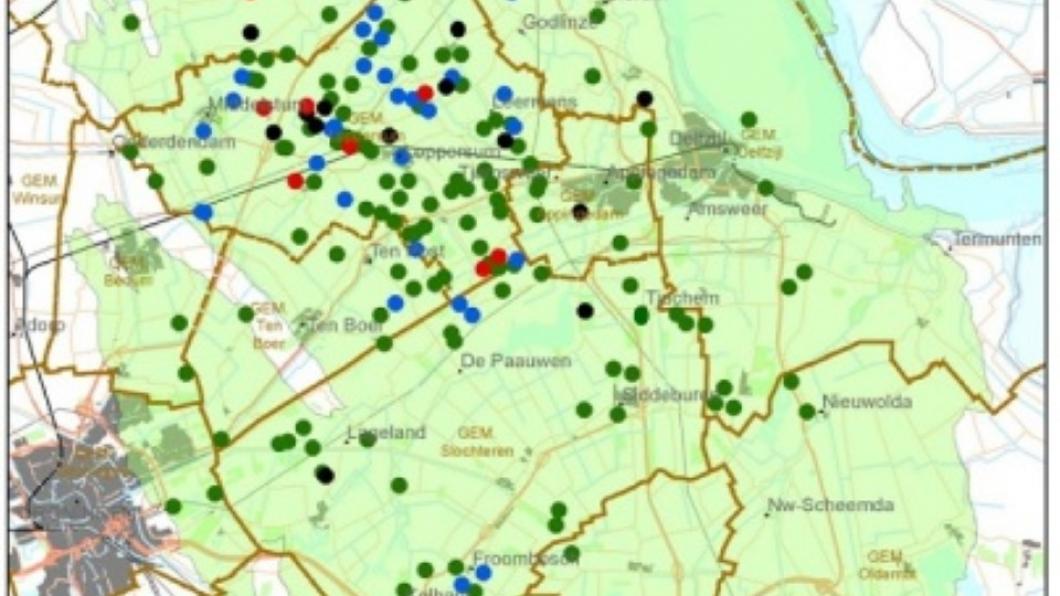 Overizcht aardbevingen Kaartje aardbevingen