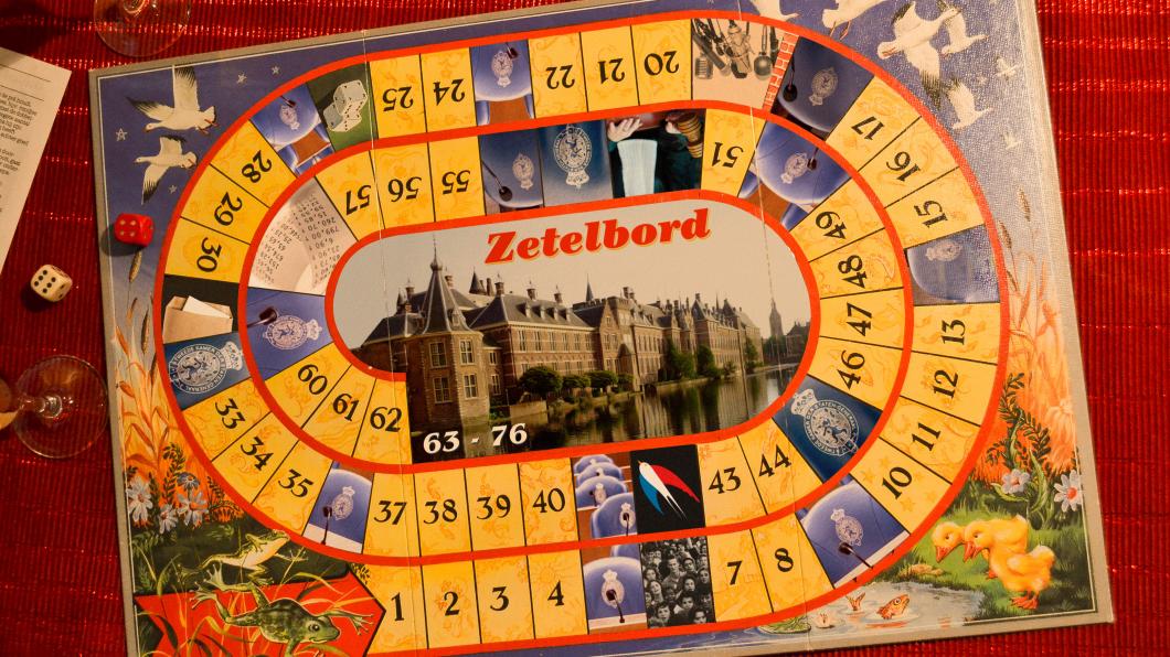Het speelbord van Zetelbord