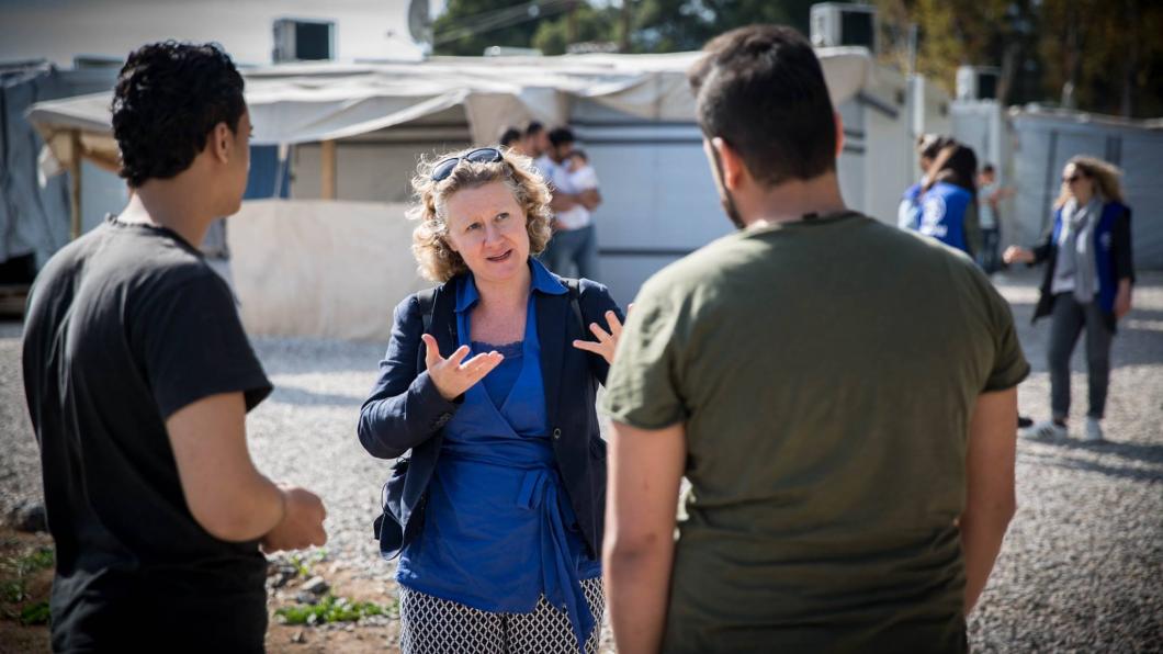 Sargentini bij vluchtelingen in Griekenland