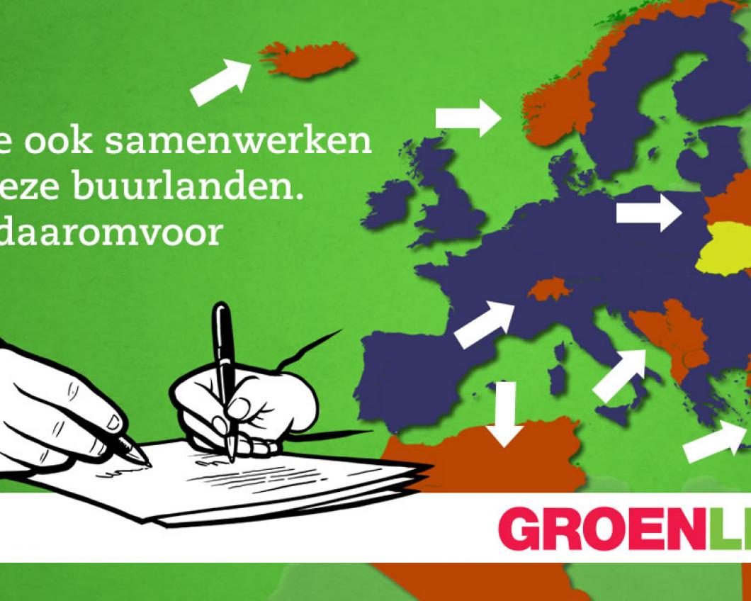 Omdat we ook samenwerken met deze buurlanden. #daaromvoor Omdat we ook samenwerken met deze buurlanden. #daaromvoor